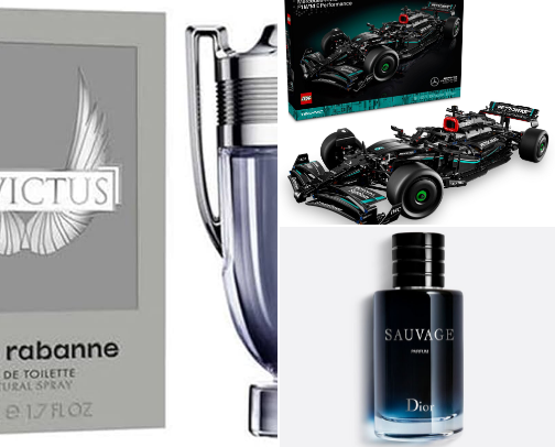 Gifts for him … cover photo collage