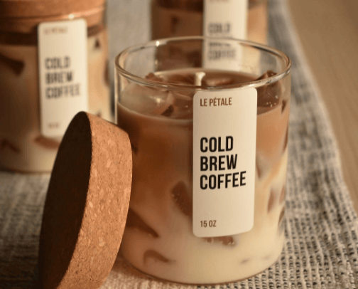 coffee candle cover photo collage