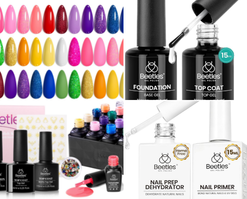 Every thing you need to start doing gel x nails cover photo collage