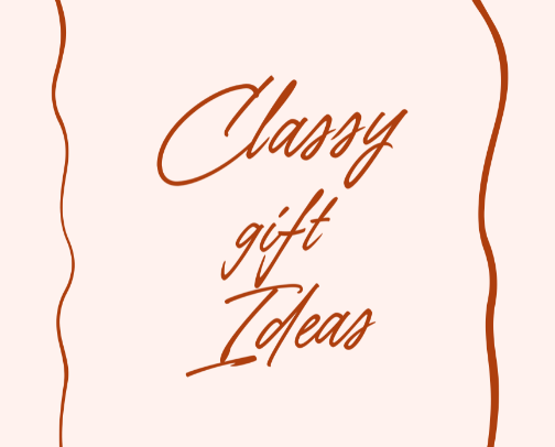 classy gift ideas :) cover photo collage