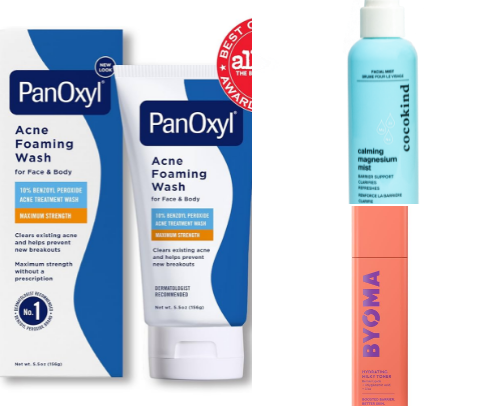 Skincare holy grails for sensitive skin!! cover photo collage
