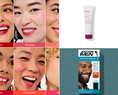 fav beauty items! cover photo collage