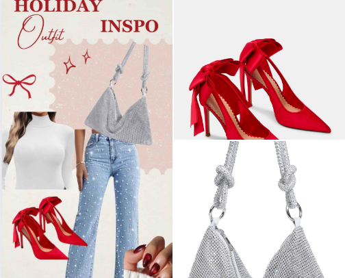 ✨💋HOLIDAY OUTFIT INSPO💋✨ cover photo collage