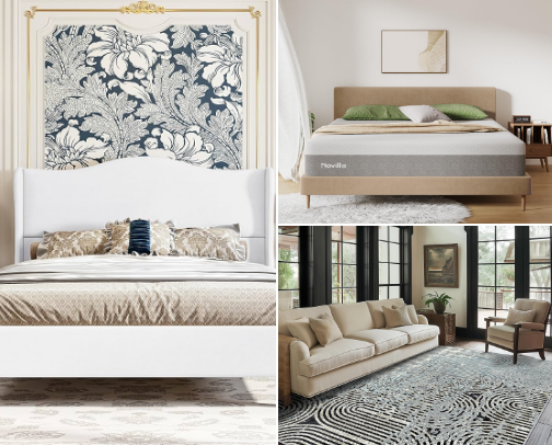 First-time Homeowner Furniture, Appliances, Decor cover photo collage