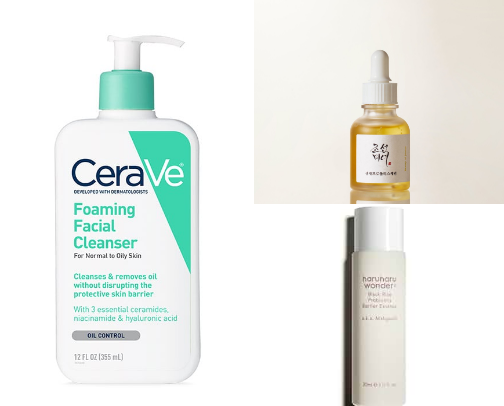 Glowing Skin Routine cover photo collage