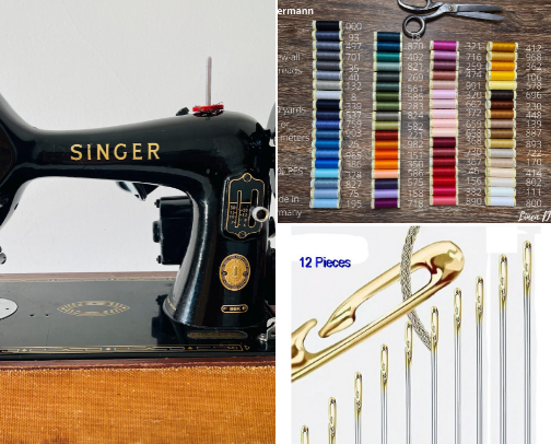From Fabric to Fashion; A Sewwing Journey cover photo collage