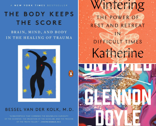 The Quiet Shelf cover photo collage