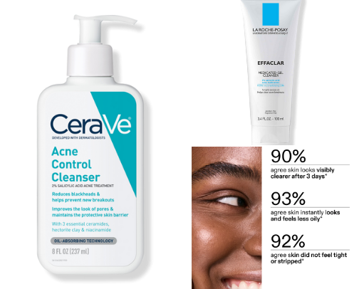 CURATED SKINCARE LIST FOR ACNE GIRLIES cover photo collage