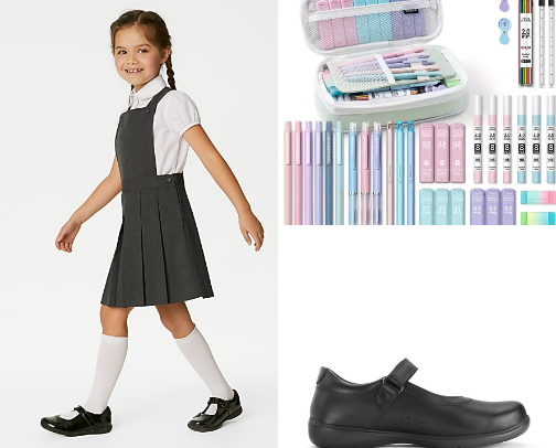 School uniforms. 🧒 👦. On m&s cover photo collage