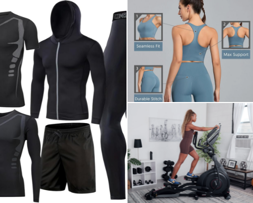 Gym essentials 🥹❤️!!! cover photo collage