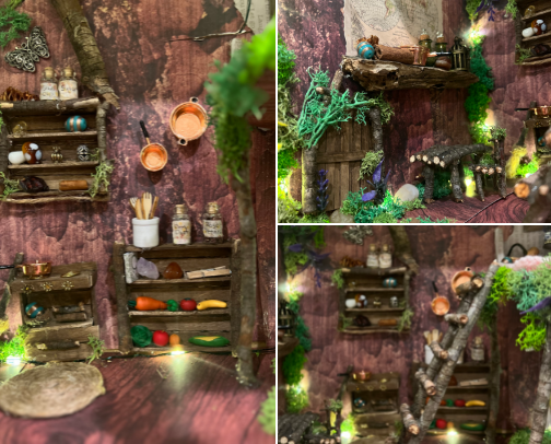 I made a fairy house!🧚🏼‍♀️🍃🍄 cover photo collage