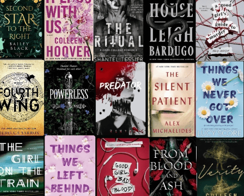 📚Books that made me fall in love with reading cover photo collage