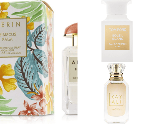 Perfumes for SUMMER cover photo collage