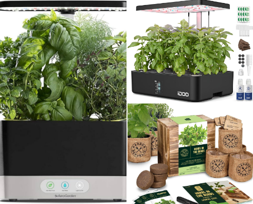 Indoor Herb Garden & Kitchen Gardening Essentials: Top Amazon Picks for Central Florida cover photo collage