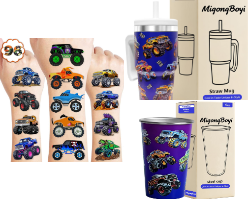 This one is for the Monster Truck Mama's - all the best finds for your monster truck loving little one! cover photo collage