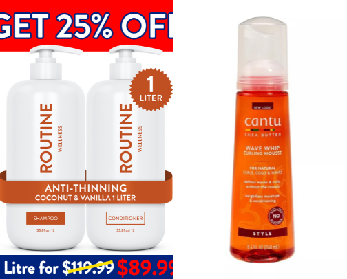 Hair care cover photo collage