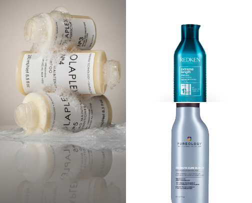 Hair products cover photo collage