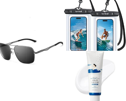 Beach Day Must-Haves cover photo collage