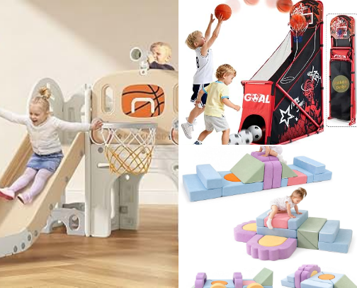 My favorite active kid playtime favorites from Amazon (such great gift ideas too)! cover photo collage