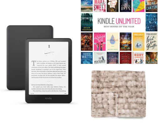 My cozy book spot cover photo collage