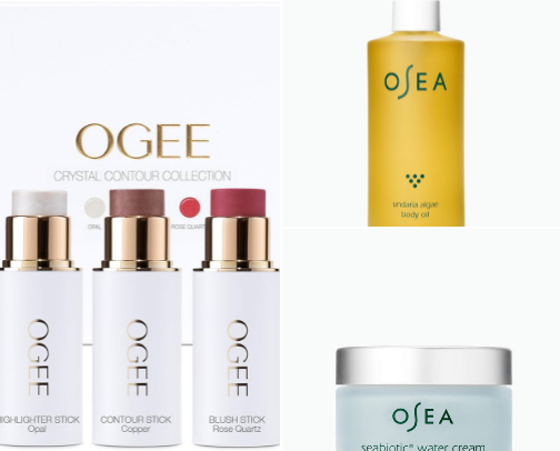 skin + beauty favs cover photo collage