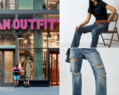 Urban Outfitters cover photo collage