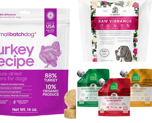 Healthy Dog Food cover photo collage