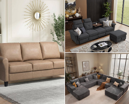 Cozy Living Goals: Must-Have Couches, Sofas & Comfort Finds for the Perfect Home cover photo collage
