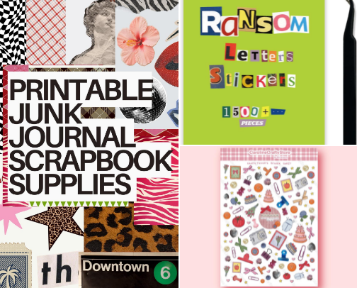 Junk Journaling Journey cover photo collage