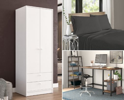 Aesthetic bedroom cover photo collage