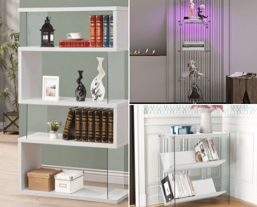 Bookshelf cover photo collage