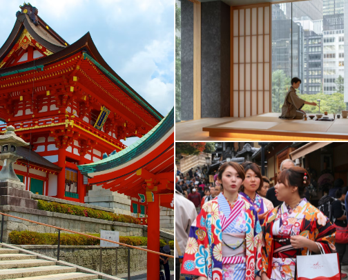 Kyoto, Japan cover photo collage