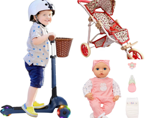 Christmas presents for toddler girls (2-3 yo) cover photo collage