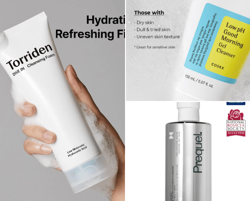 Morning Skincare Routine cover photo collage