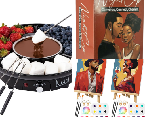 In Home Date Night 🥂 cover photo collage