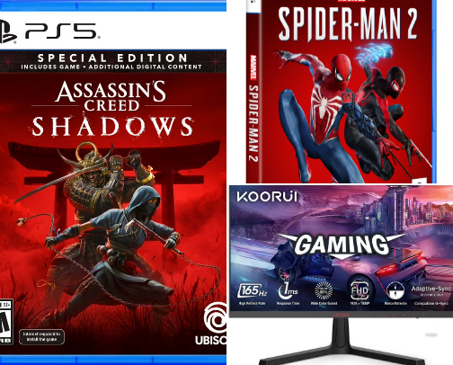 Games Finds and Tech cover photo collage