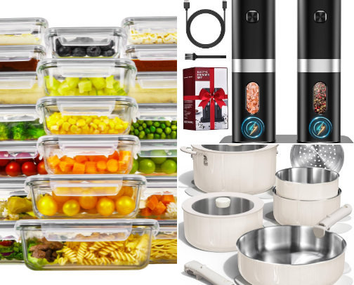 Pots, Pans, Dishes and More cover photo collage