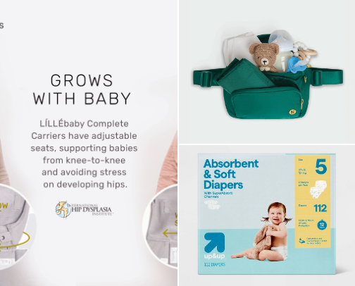 Baby Must Haves cover photo collage