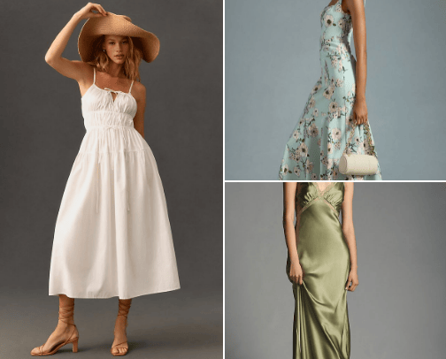 Cottagecore clothing cover photo collage