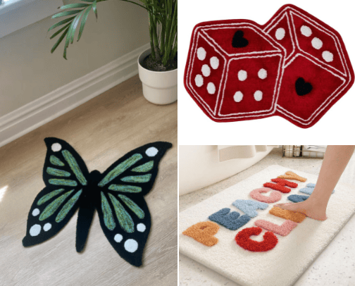 fun rugs I'm into cover photo collage