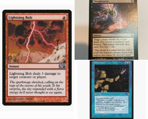 Magic The Gathering: Modern Mastery The Most Played Cards Ruling the Format cover photo collage