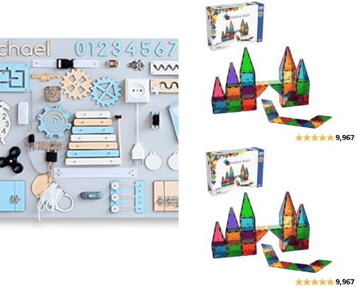 kids gift guides cover photo collage