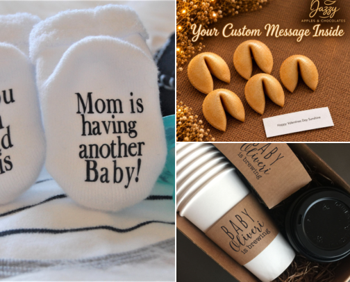 Pregnancy Reveal Ideas cover photo collage
