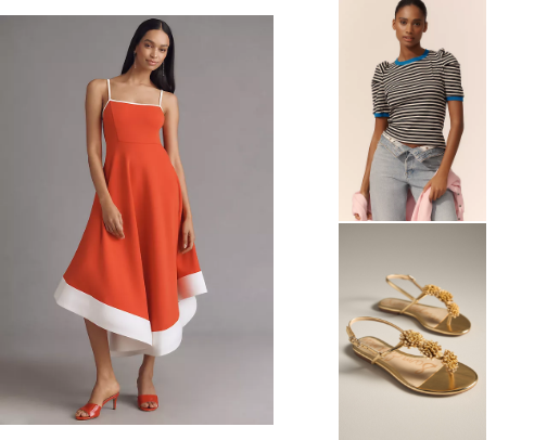 Spring & Summer '25 Anthropologie wardrobe refresh cover photo collage