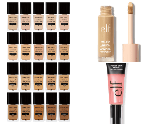 All the products you need for an everyday makeup look💞 cover photo collage