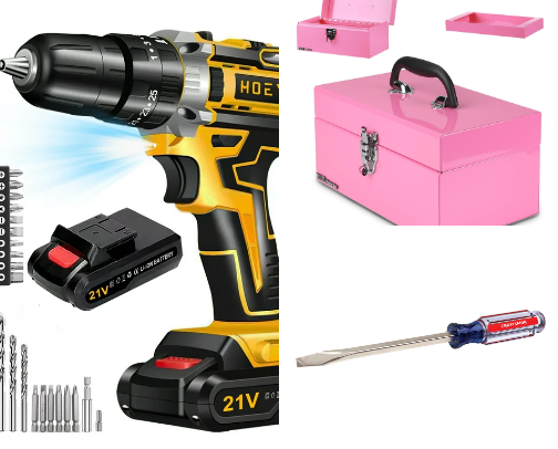 Women's tools cover photo collage