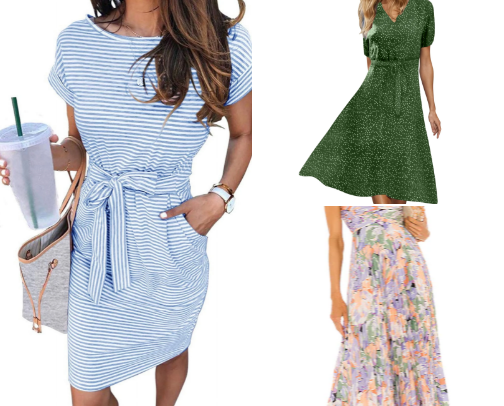 Spring outfits cover photo collage