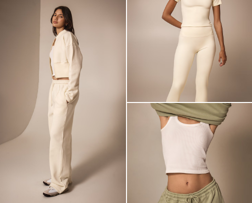 Athleisure cover photo collage