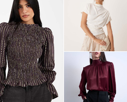 Business woman's wardrobe cover photo collage