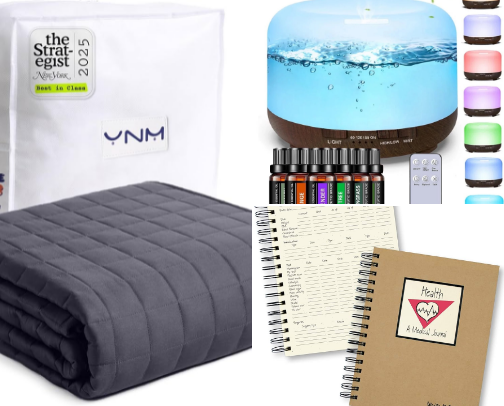 ANXIETY & CALM ESSENTIALS cover photo collage
